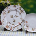 Élégante fine porcelaine matériel de restaurant vaisselle de table utilisée arcopal diner Inde